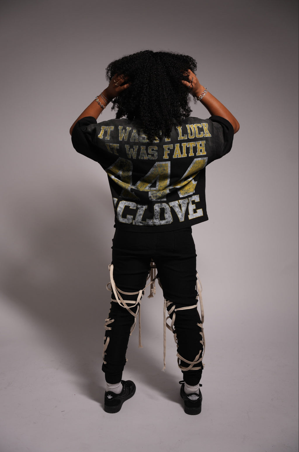 FAITH OVER LUCK CLOVE T-SHIRT